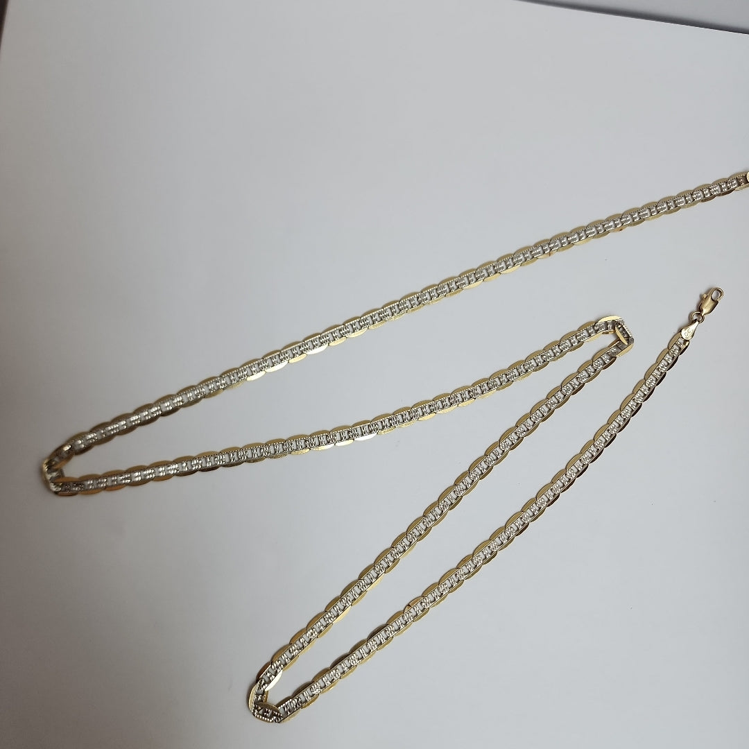 CADENA ORO,RODIADO 10 K 21,80 GRMS (SEMINUEVO)