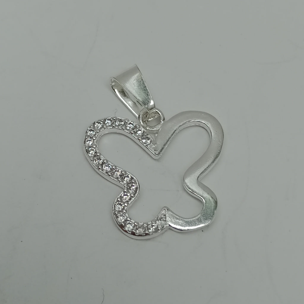 DIJE MARIPOSA C/CIRCONIAS PLATA .925 2.4 GR (NUEVO)