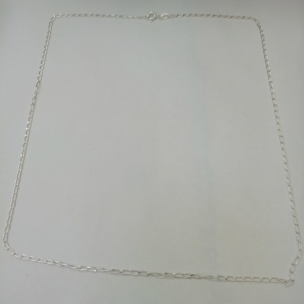 CADENA TEJIDO ESLABONES PLATA .925 60 CM 3.1 GR (NUEVO)