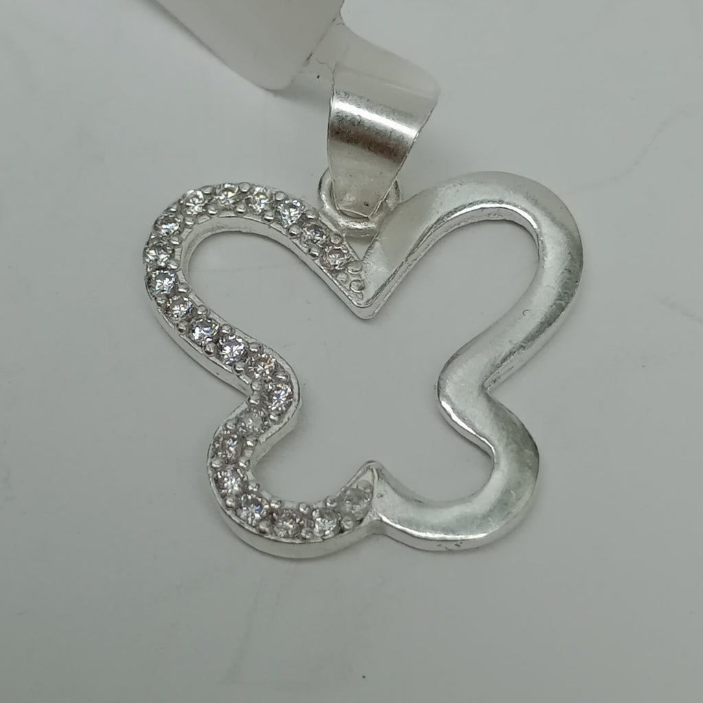 DIJE MARIPOSA C/CIRCONIAS PLATA .925 2.3 GR (NUEVO)