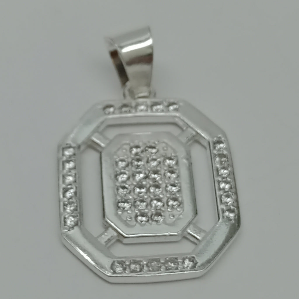 DIJE C/CIRCONIAS PLATA .925 3.5 GR (NUEVO)