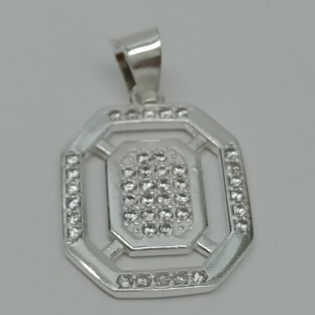 DIJE C/CIRCONIAS PLATA .925 3.5 GR (NUEVO)
