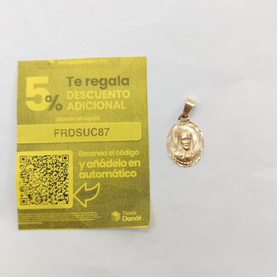 DIJE,MEDALLA RELIGIOSA ORO 8 K 0,70 GRMS (SEMINUEVO)
