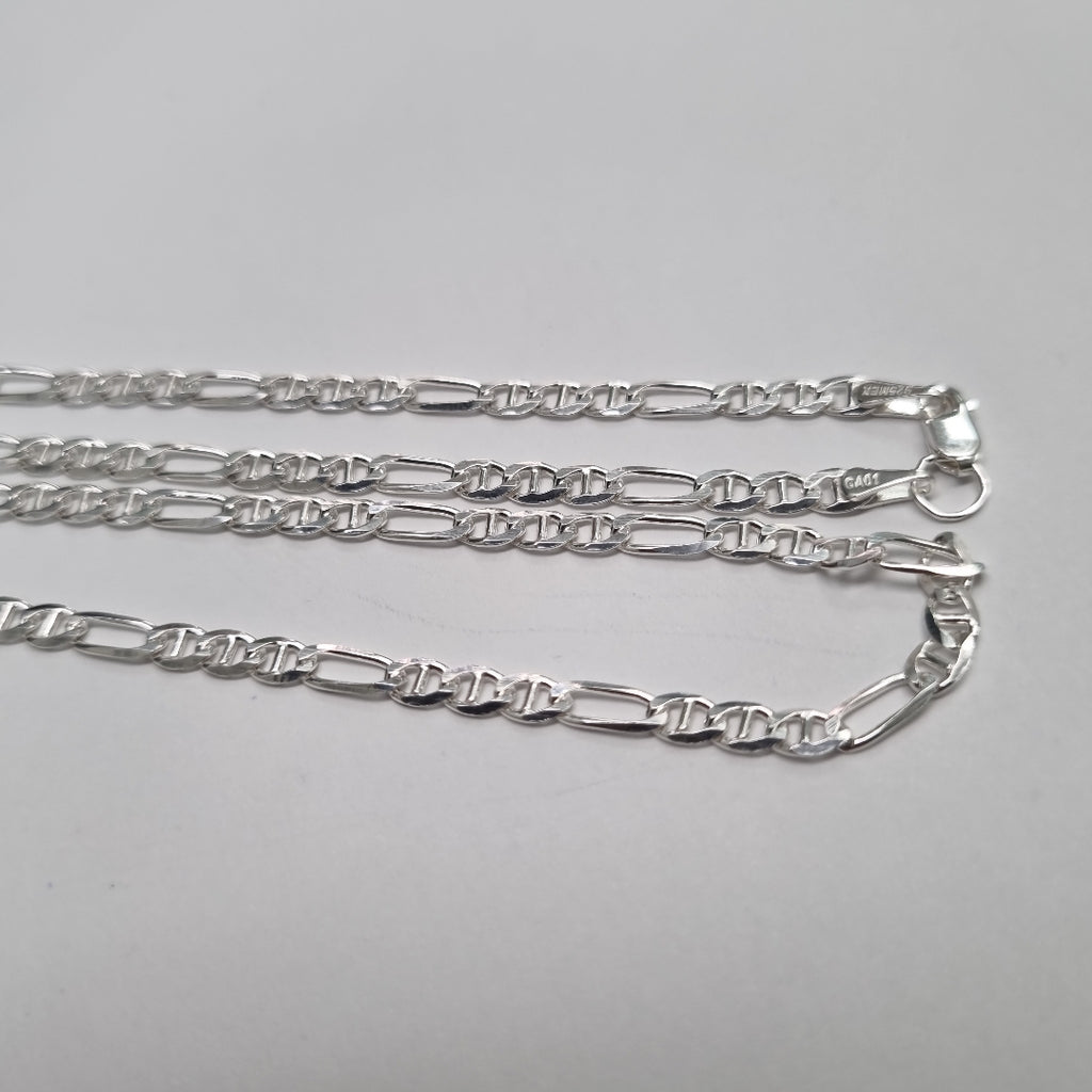 CADENA TEJIDO 3X1 PLATA .925 60 CM 8.2 GR (NUEVO)
