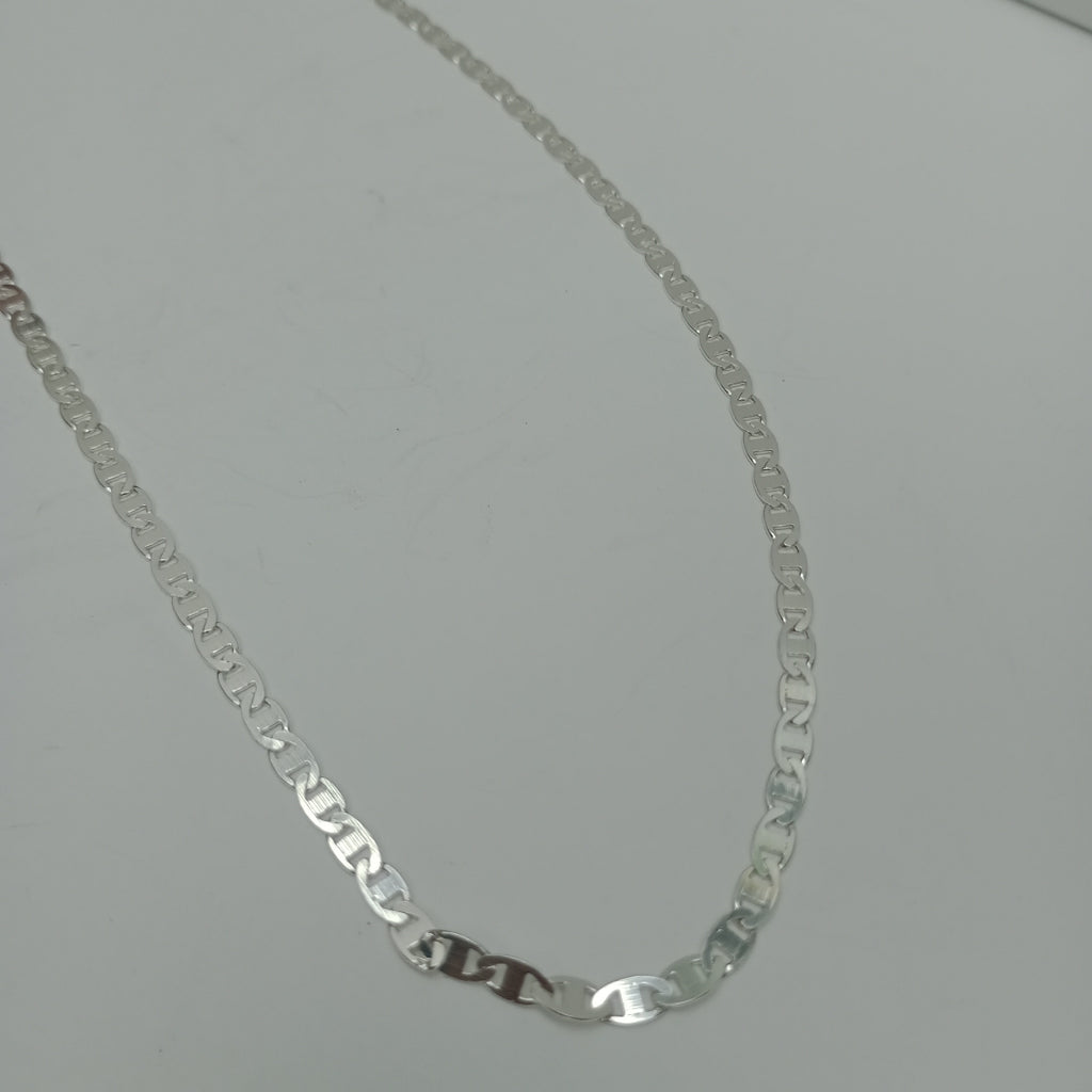 CADENA TEJIDO GUCHI PLATA .925 60 CM 9.4 GR (NUEVO)