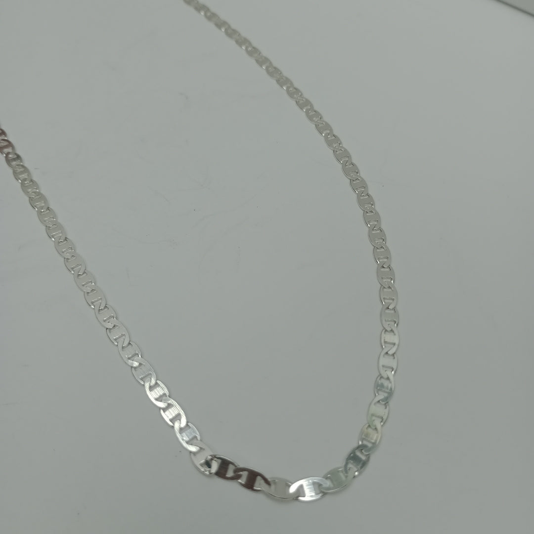 CADENA TEJIDO GUCHI PLATA .925 60 CM 9.4 GR (NUEVO)