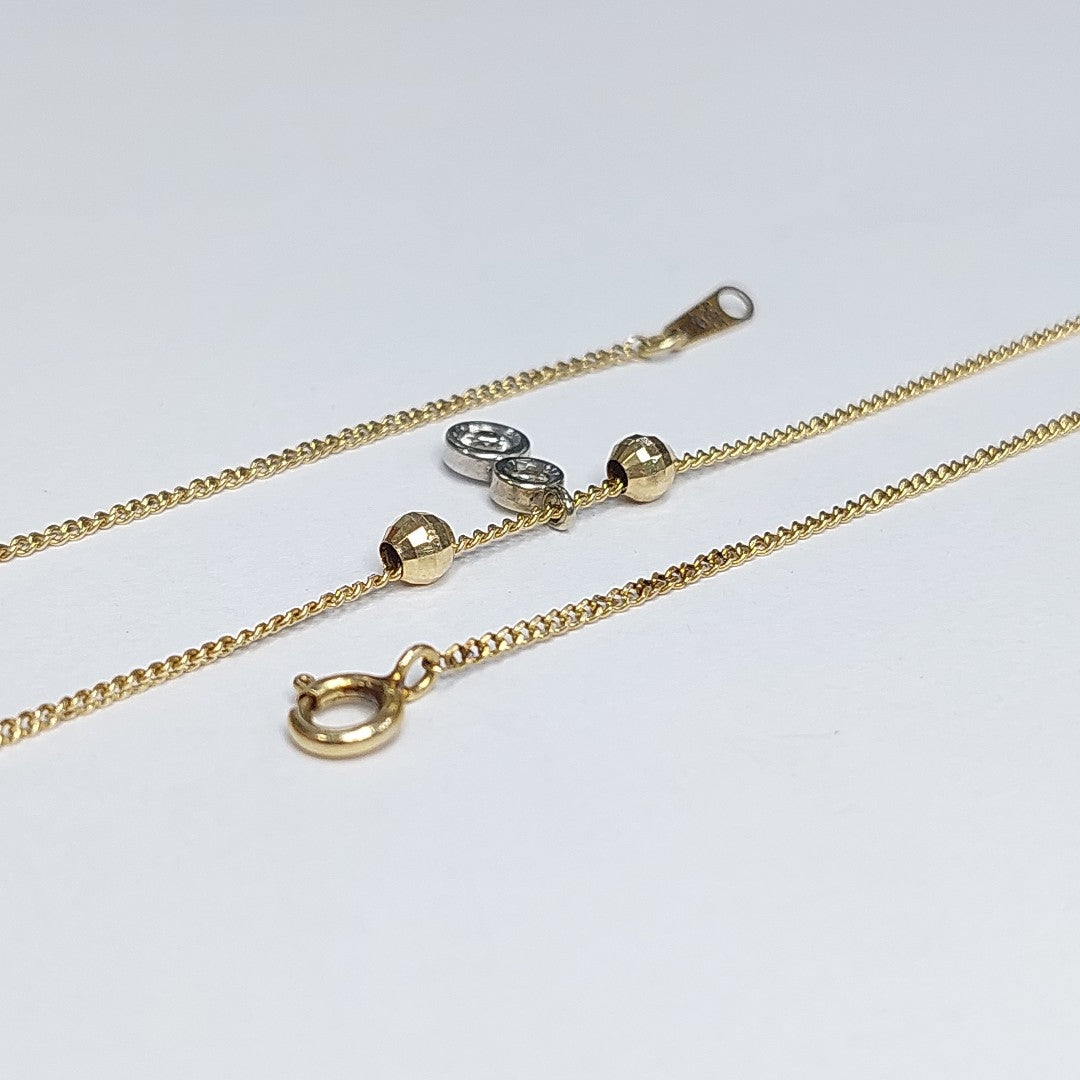 CADENA, DIJE ORO 14 K 3.2 GRMS (SEMINUEVO)
