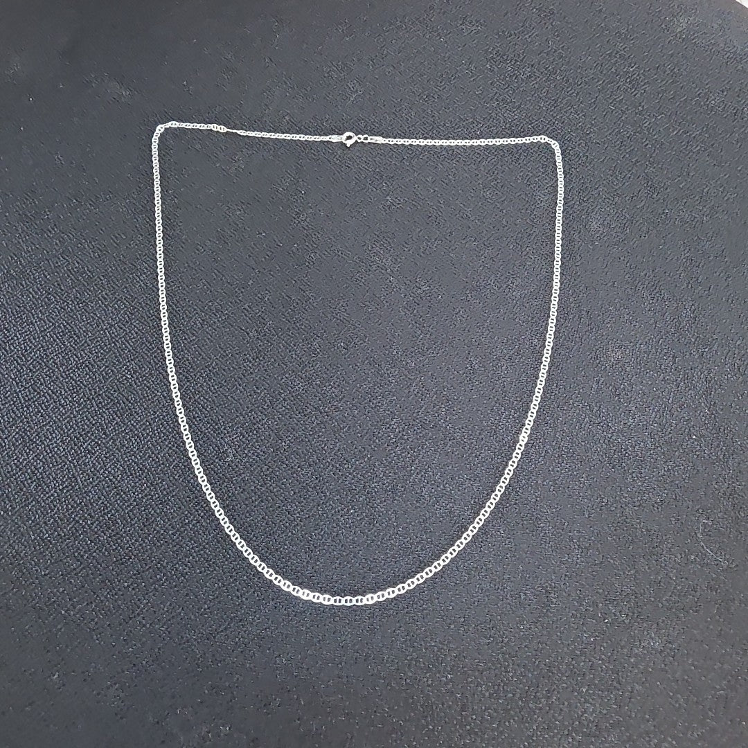 CADENA TEJIDO GUCHI PLATA .925 60 CM 3.7 GR (NUEVO)