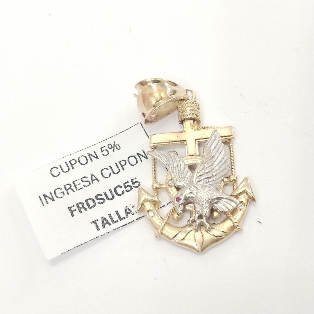 DIJE ORO, ORO BLANCO 14 K 9.9 GRMS (SEMINUEVO)