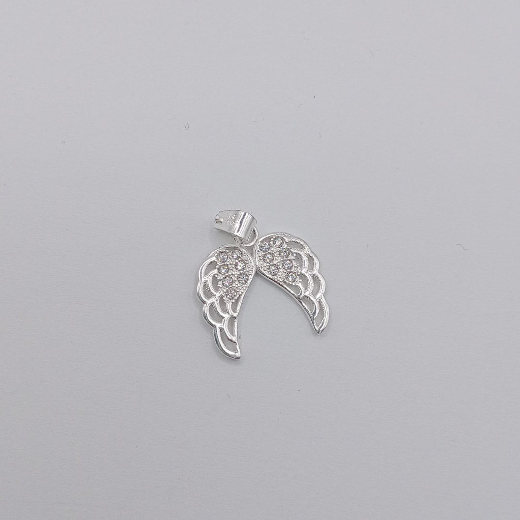 DIJE ALAS C/CIRCONIAS PLATA .925 2.2 GR (NUEVO)