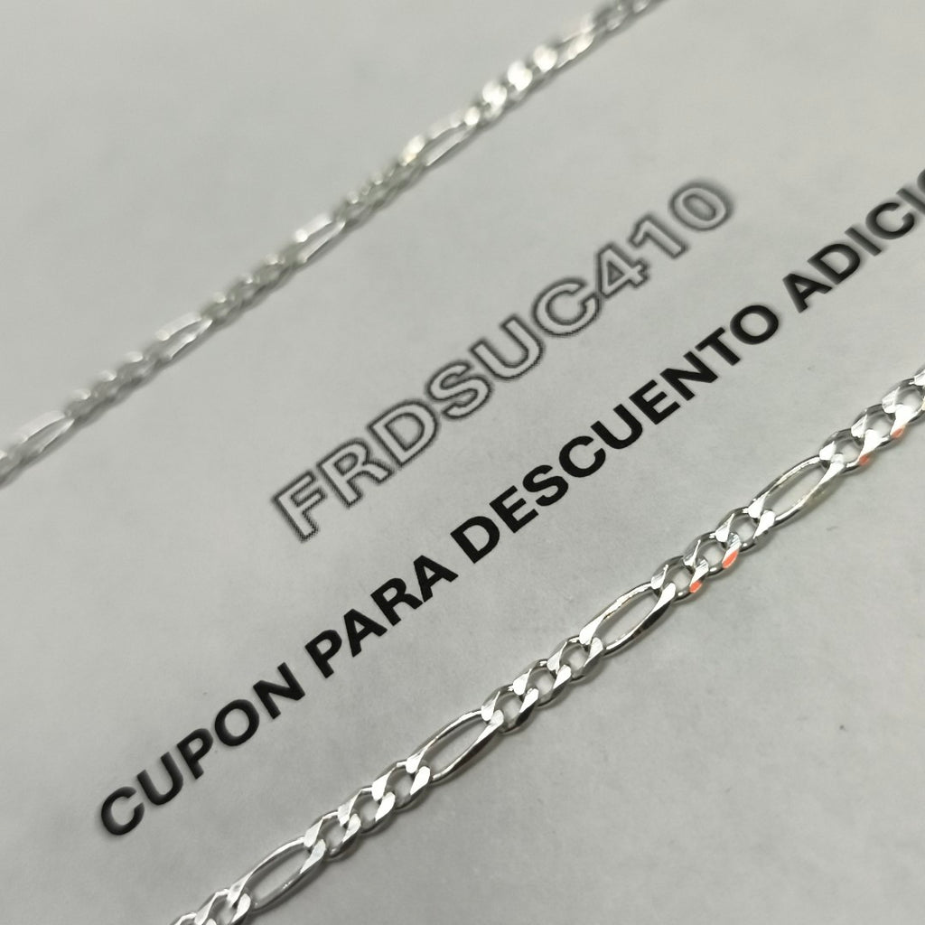 CADENA TEJIDO 3X1 PLATA .925 55 CM 7.5 GR (NUEVO)
