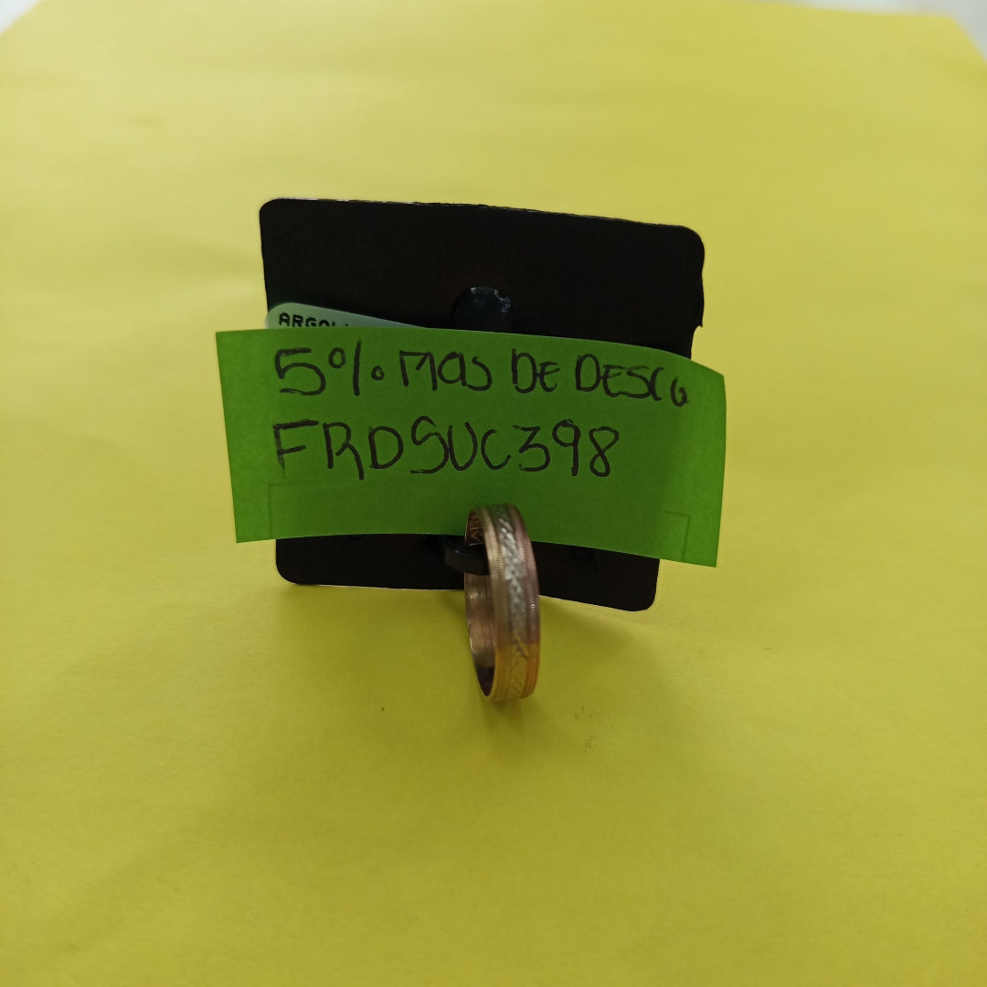 ARGOLLA ORO,ORO COMBINADO 8 K 1,10 GRMS (SEMINUEVO)