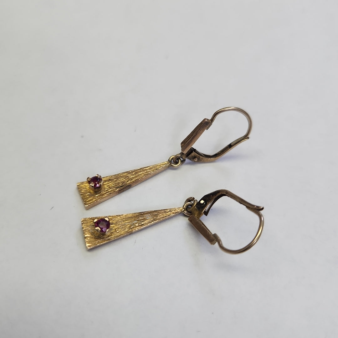 ARETES PAR ORO 8 K 2.3 GRMS (SEMINUEVO)