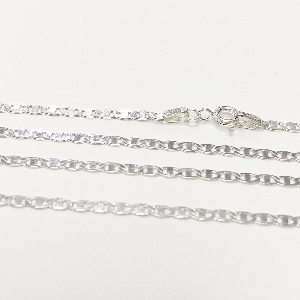 CADENA TEJIDO ESPEJO PLATA .925 60 CM 4.3 GR (NUEVO)