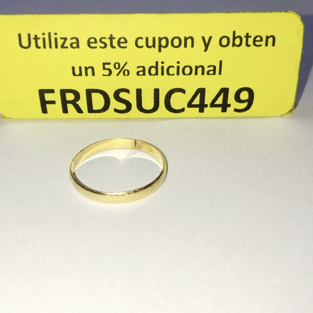 ARGOLLA ORO 14 K 1,80 GRMS (SEMINUEVO)