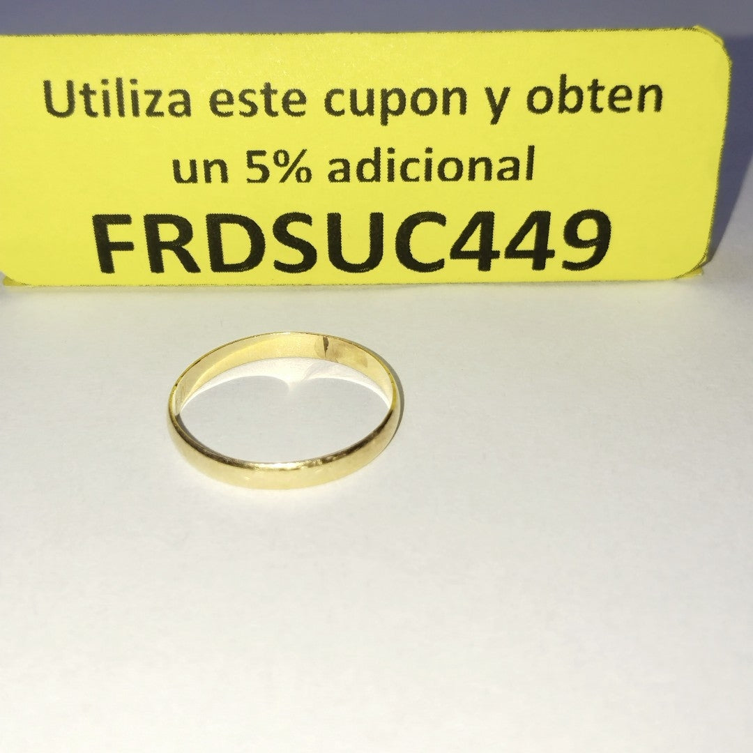ARGOLLA ORO 14 K 1,80 GRMS (SEMINUEVO)