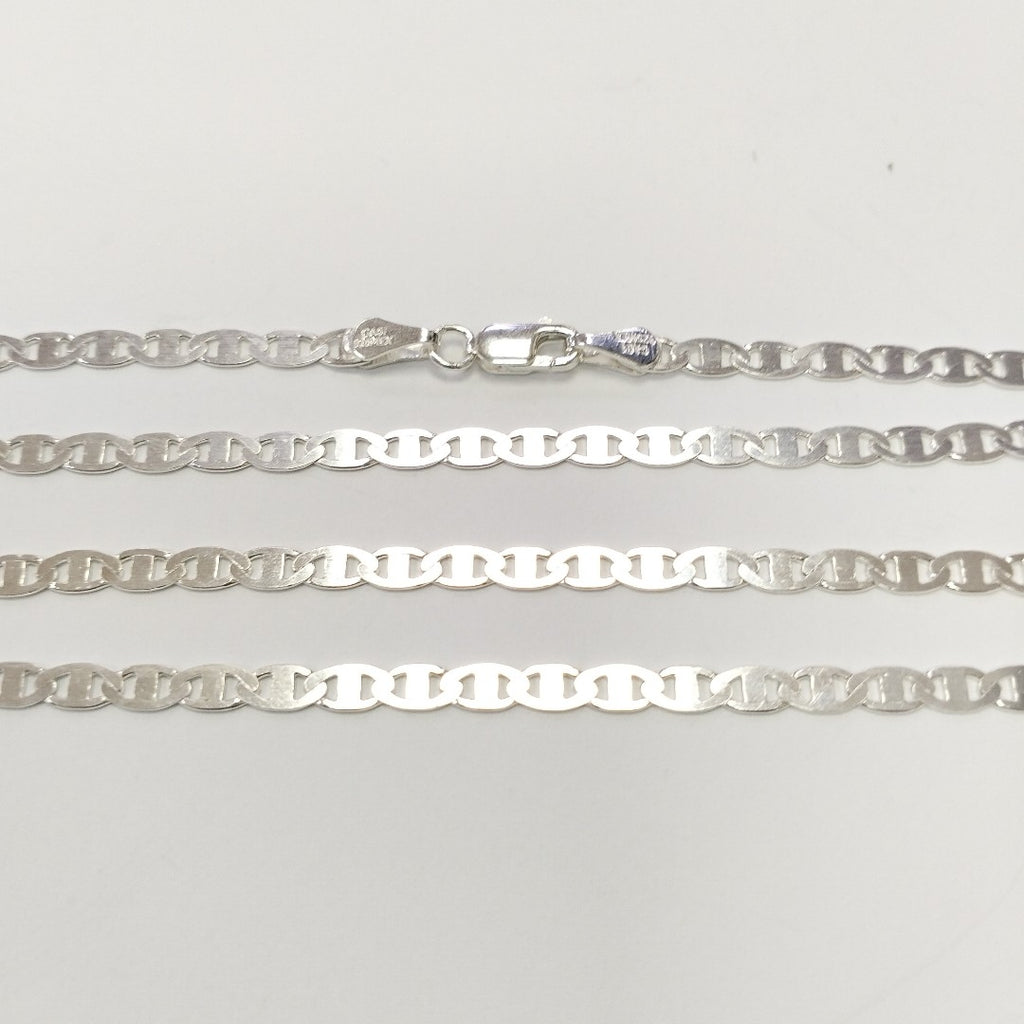 CADENA TEJIDO GUCHI PLATA .925 55 CM 8.3 GR (NUEVO)