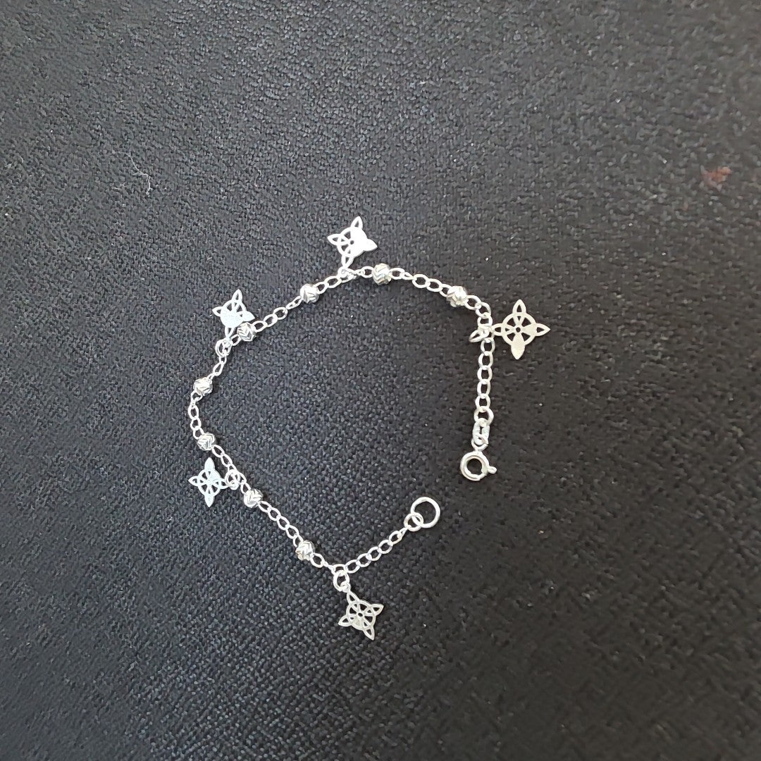 PULSERA TEJIDO ESPECIAL PLATA .925 18 CM 3.3 GR (NUEVO)