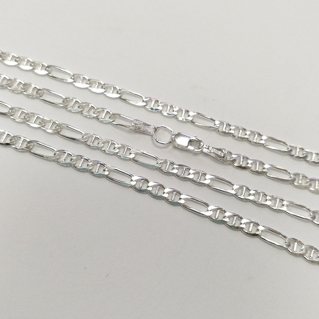CADENA TEJIDO 3X1 PLATA .925 60 CM 8.3 GR (NUEVO)