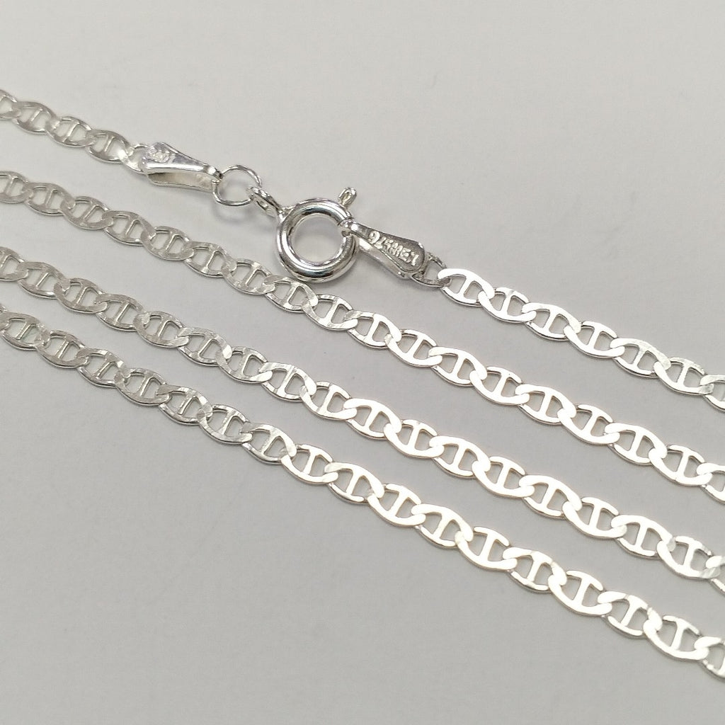 CADENA TEJIDO GUCHI PLATA .925 60 CM 3.8 GR (NUEVO)