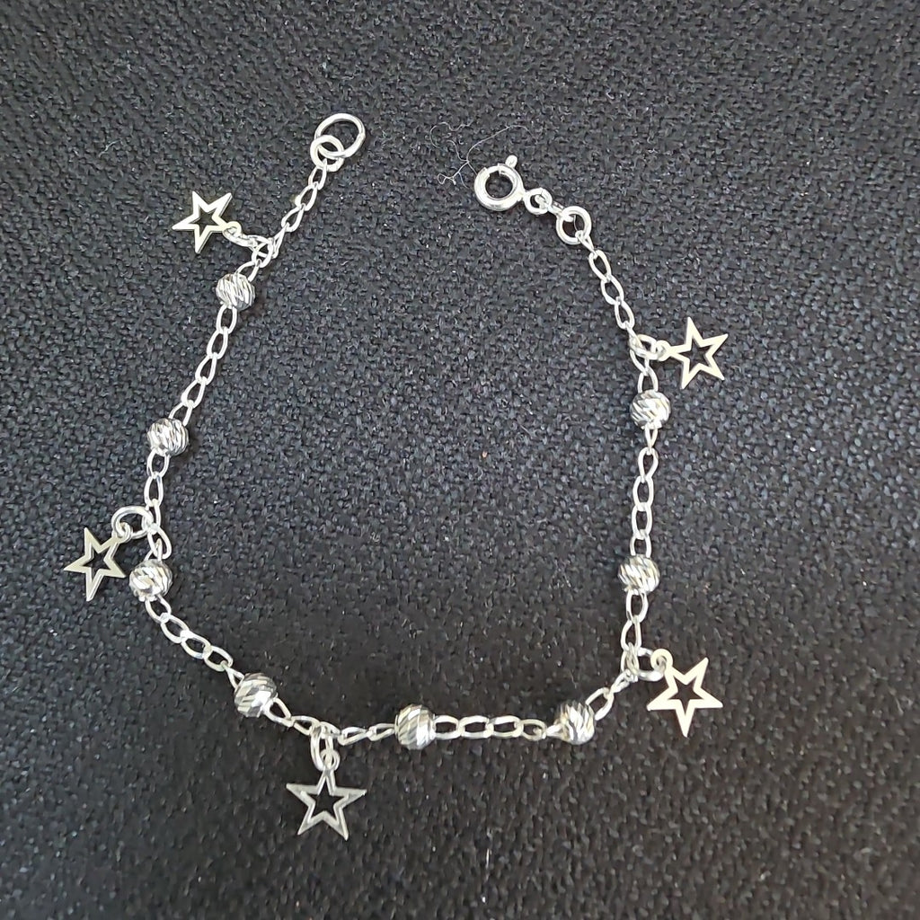 PULSERA TEJIDO ESPECIAL PLATA .925 18 CM 2.7 GR (NUEVO)