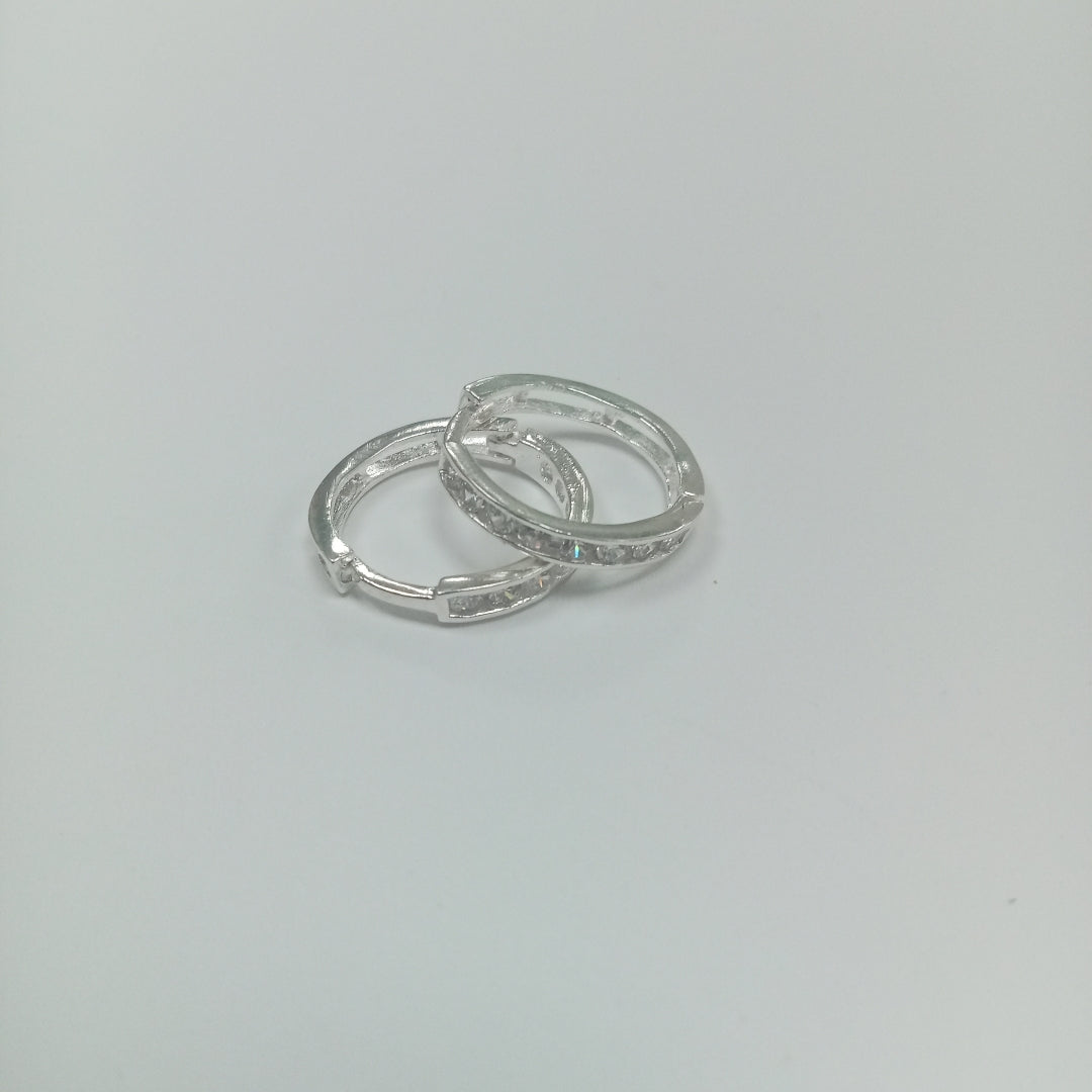 ARRACADAS C/CIRCONIAS PLATA .925 2.1 GR (NUEVO)
