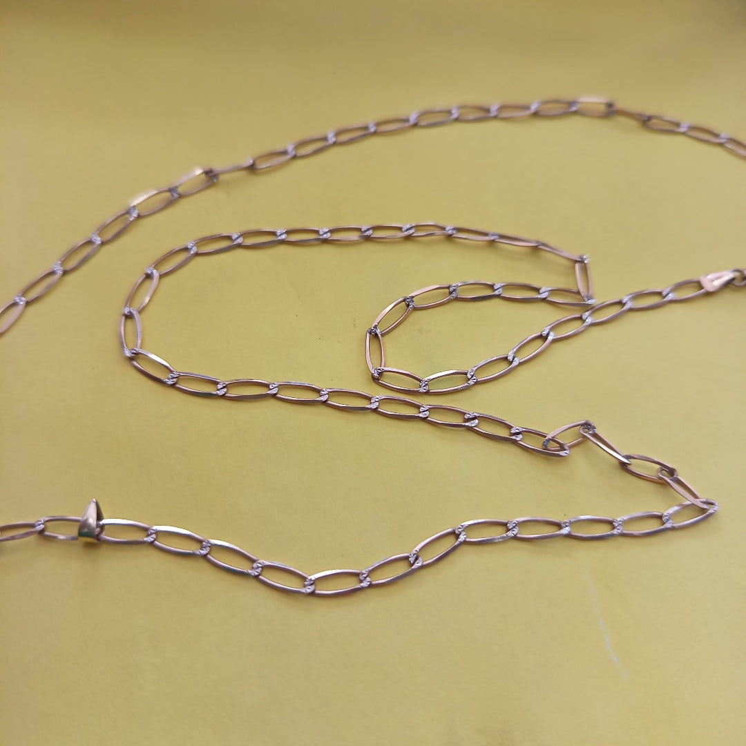 CADENA ORO, RODIADO 14 K 8.2 GRMS (SEMINUEVO)