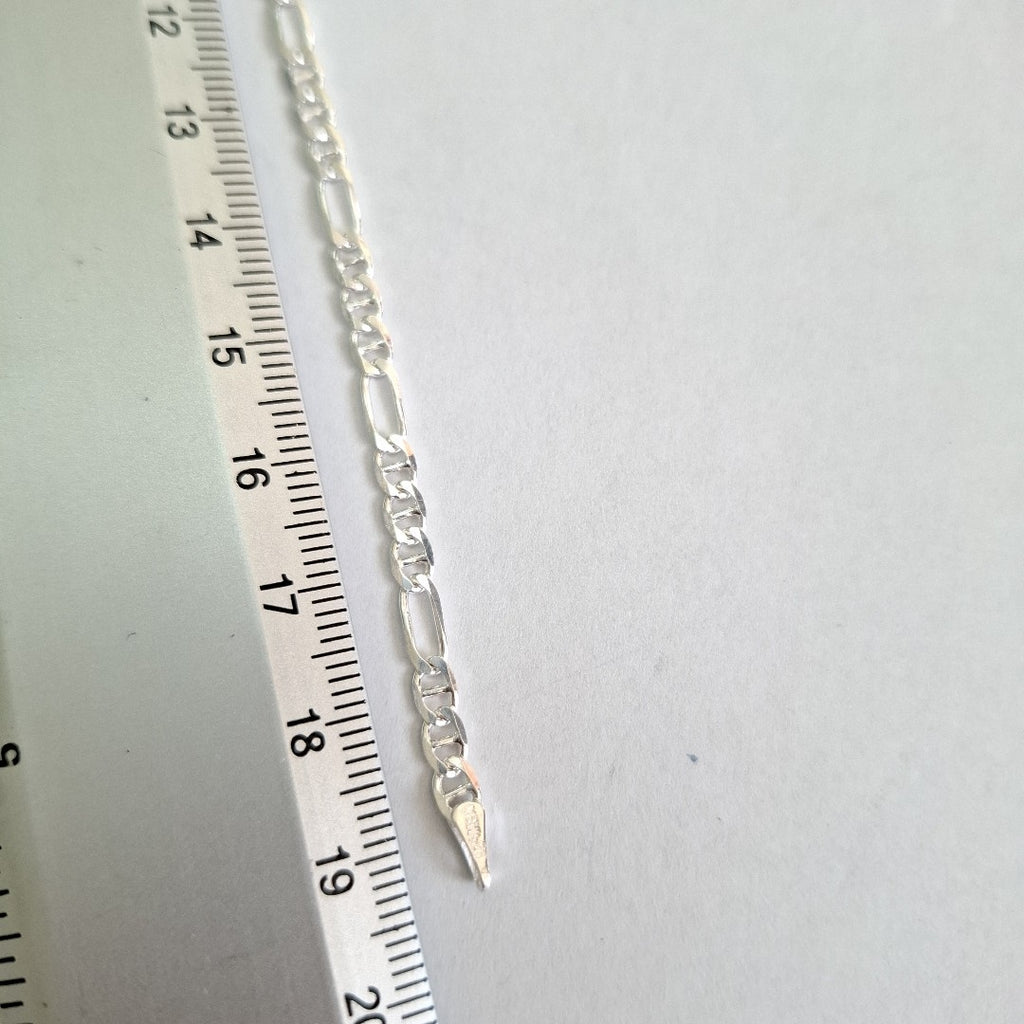 PULSERA TEJIDO 3X1 PLATA .925 16 CM 2.8 GR (NUEVO)