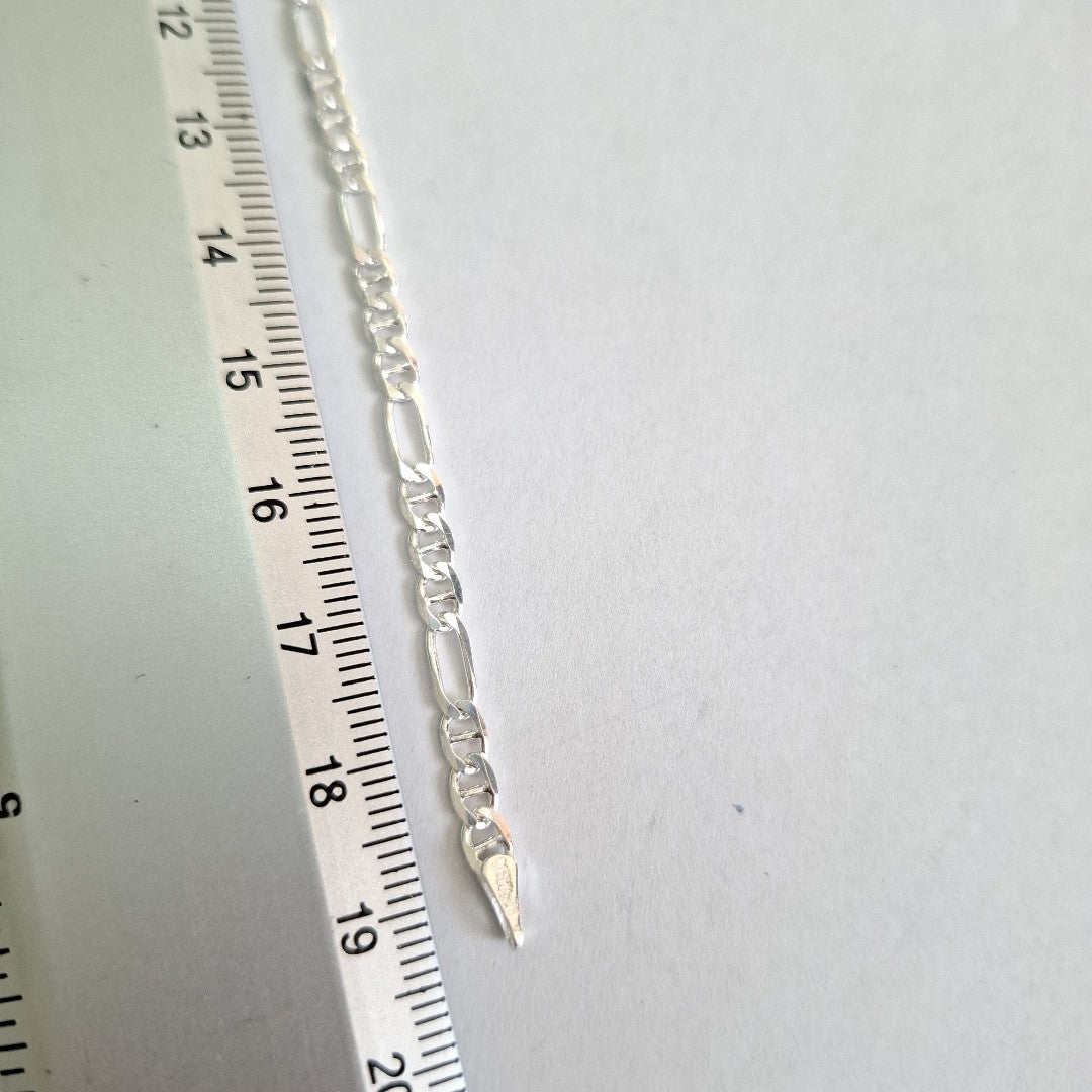 PULSERA TEJIDO 3X1 PLATA .925 16 CM 2.8 GR (NUEVO)