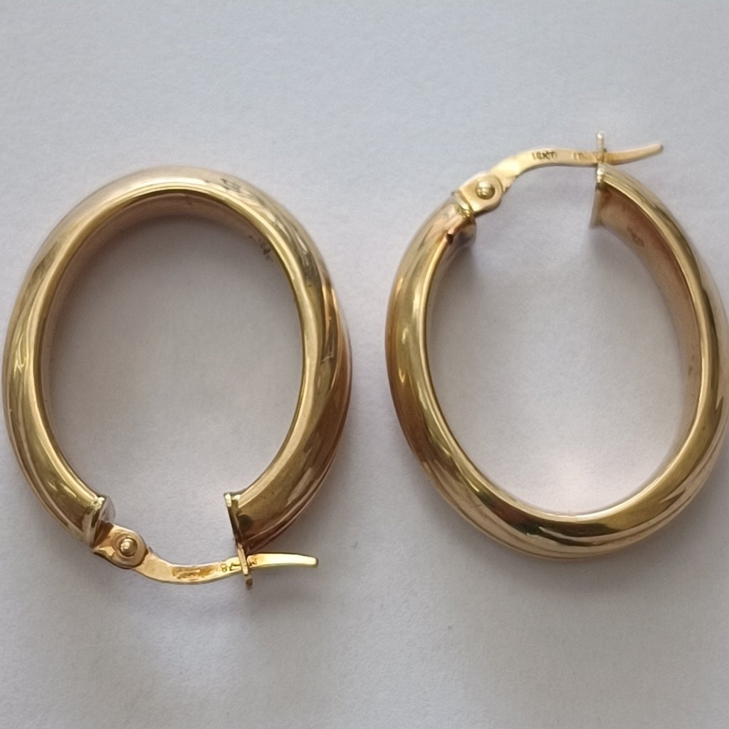 ARRACADAS PAR ORO 14 K 3.4 GRMS (SEMINUEVO)