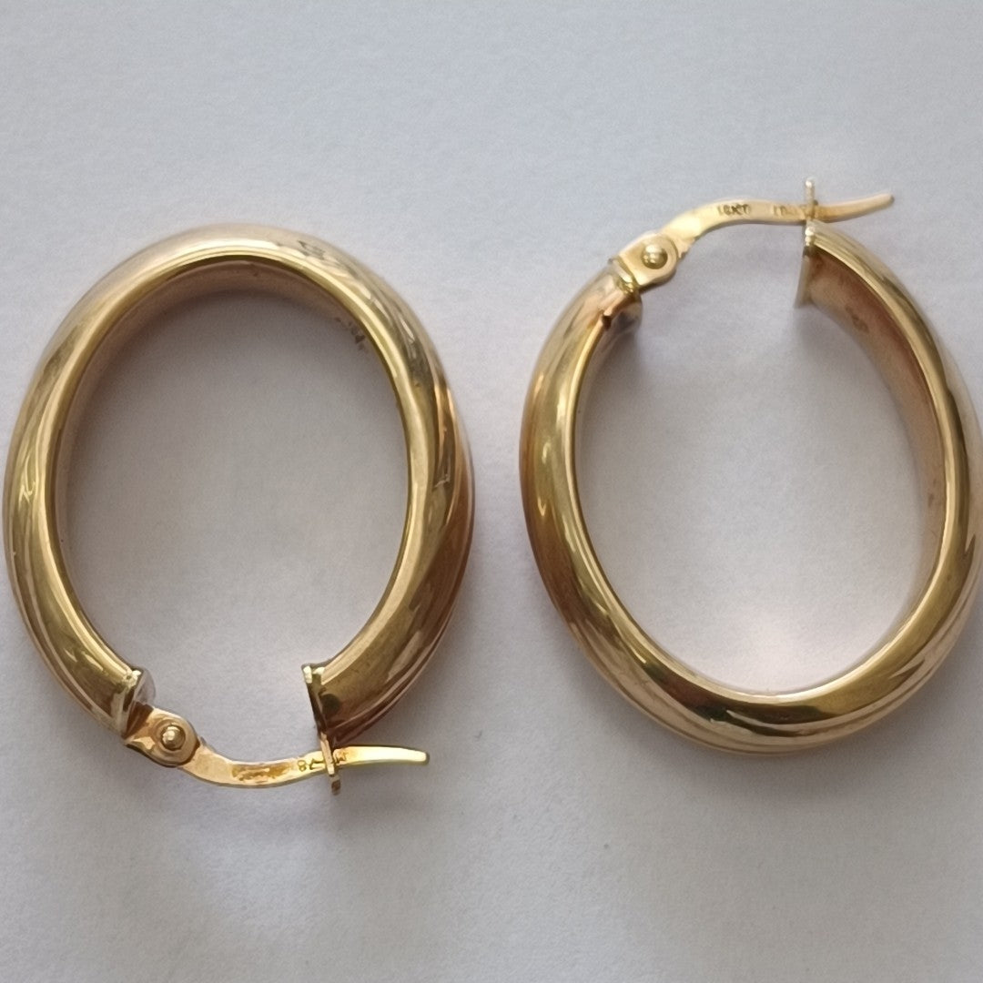 ARRACADAS PAR ORO 14 K 3.4 GRMS (SEMINUEVO)
