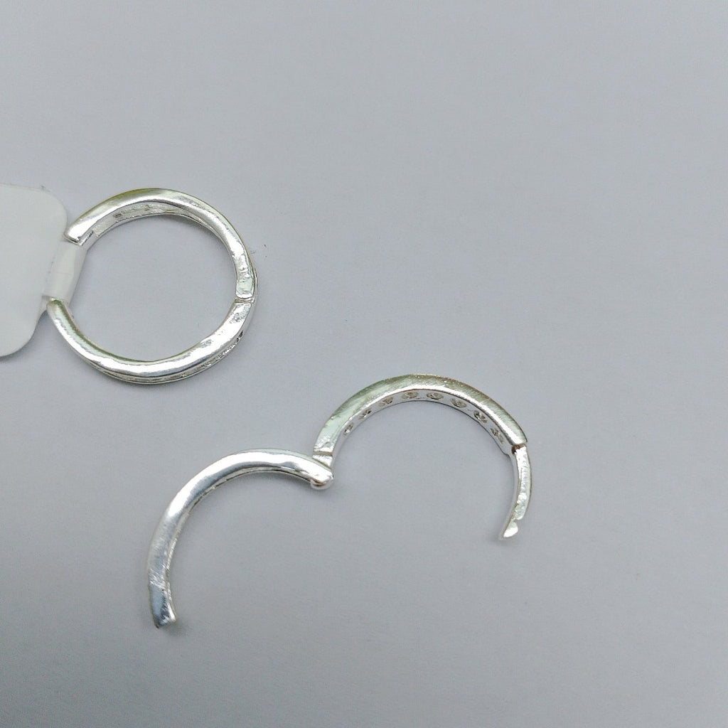 ARRACADAS C/CIRCONIAS PLATA .925 2.2 GR (NUEVO)