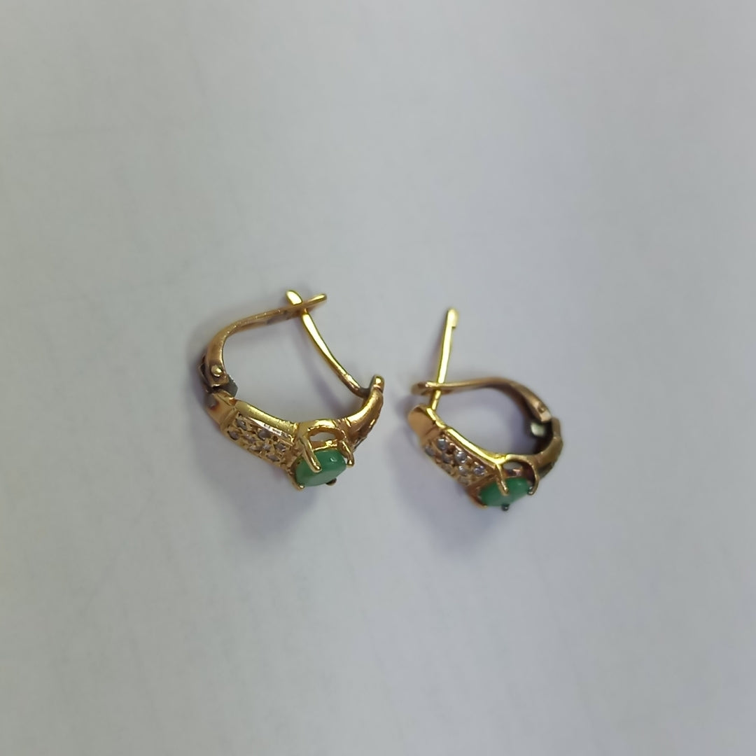 ARETES PAR ORO 8 K 4,00 GRMS (SEMINUEVO)