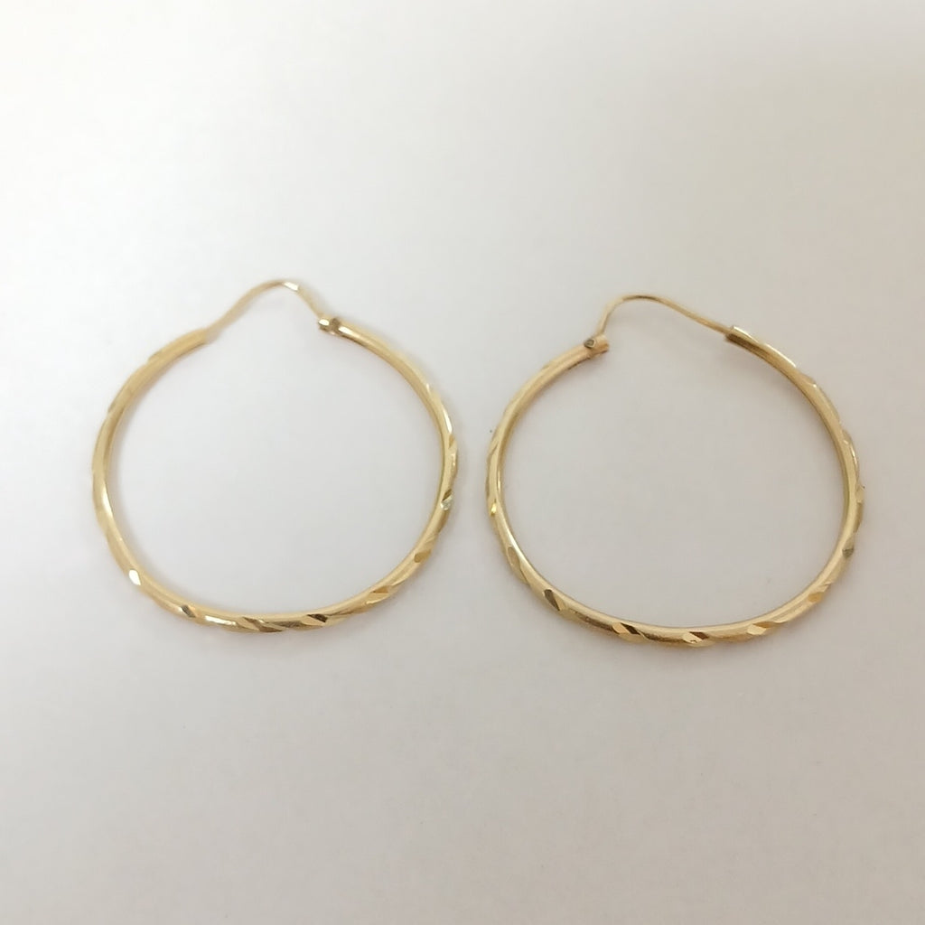 ARRACADAS PAR ORO 14 K 2,20 GRMS (SEMINUEVO)