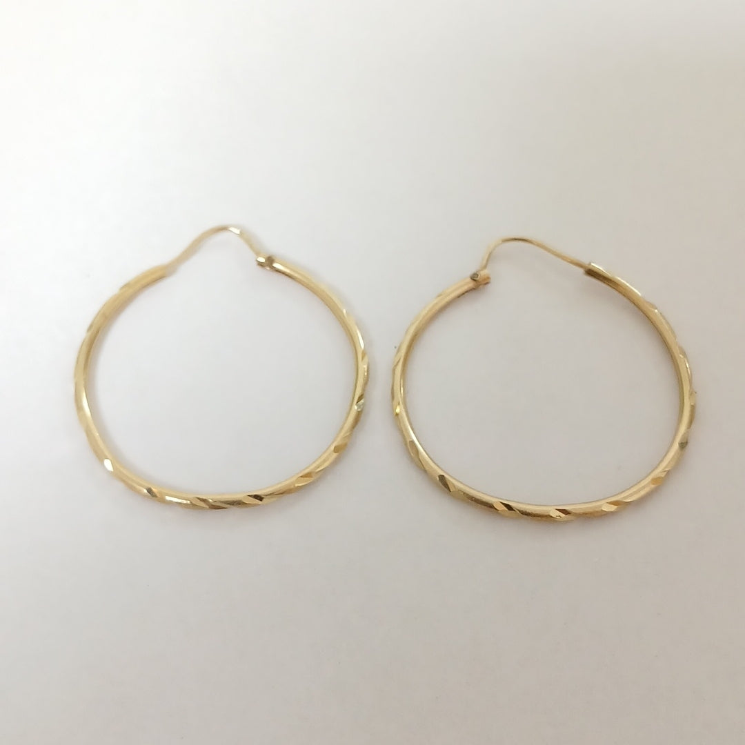 ARRACADAS PAR ORO 14 K 2,20 GRMS (SEMINUEVO)