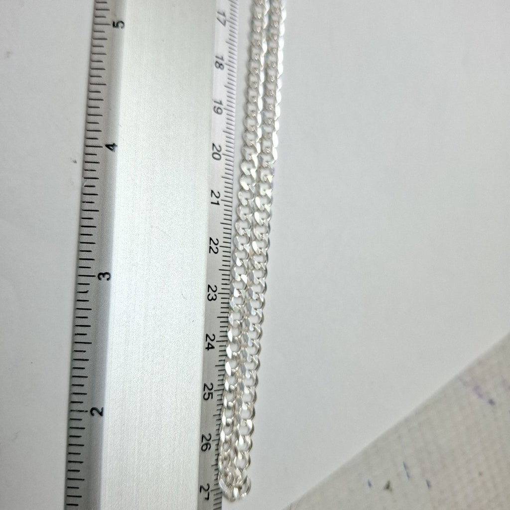 CADENA TEJIDO BARBADO PLATA .925 55 CM 12.4 GR (NUEVO)