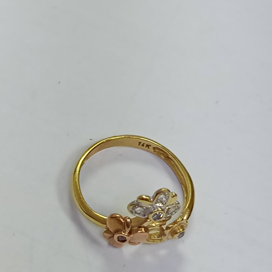 ANILLITO ORO,RODIADO 14 K 2,60 GRMS (SEMINUEVO)