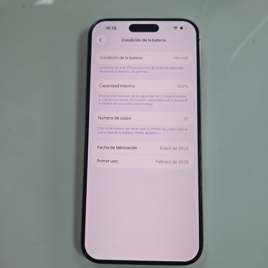 CELULAR APPLE IPHONE 16 PRO MAX A3295 (2024) 1 TB 8 GB RAM (SEMINUEVO)