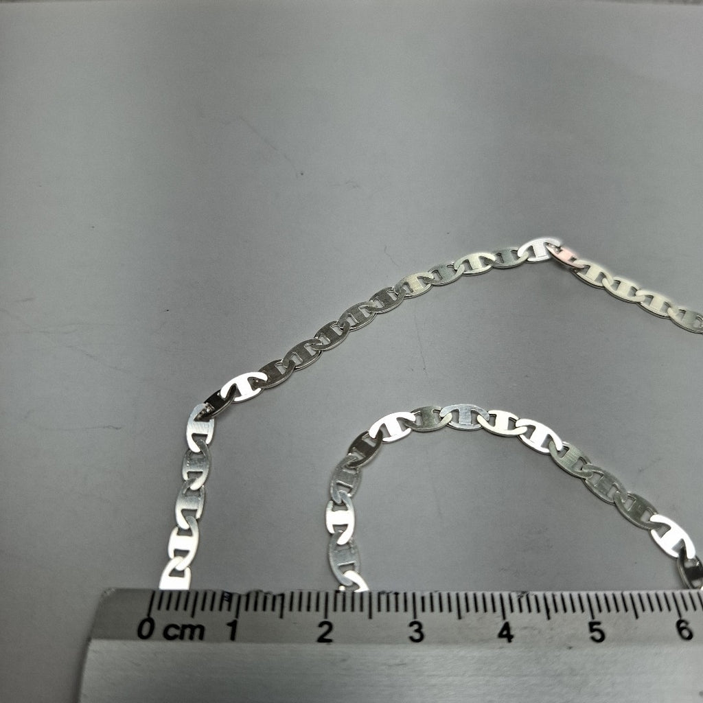 CADENA TEJIDO GUCHI PLATA .925 55 CM 8.7 GR (NUEVO)