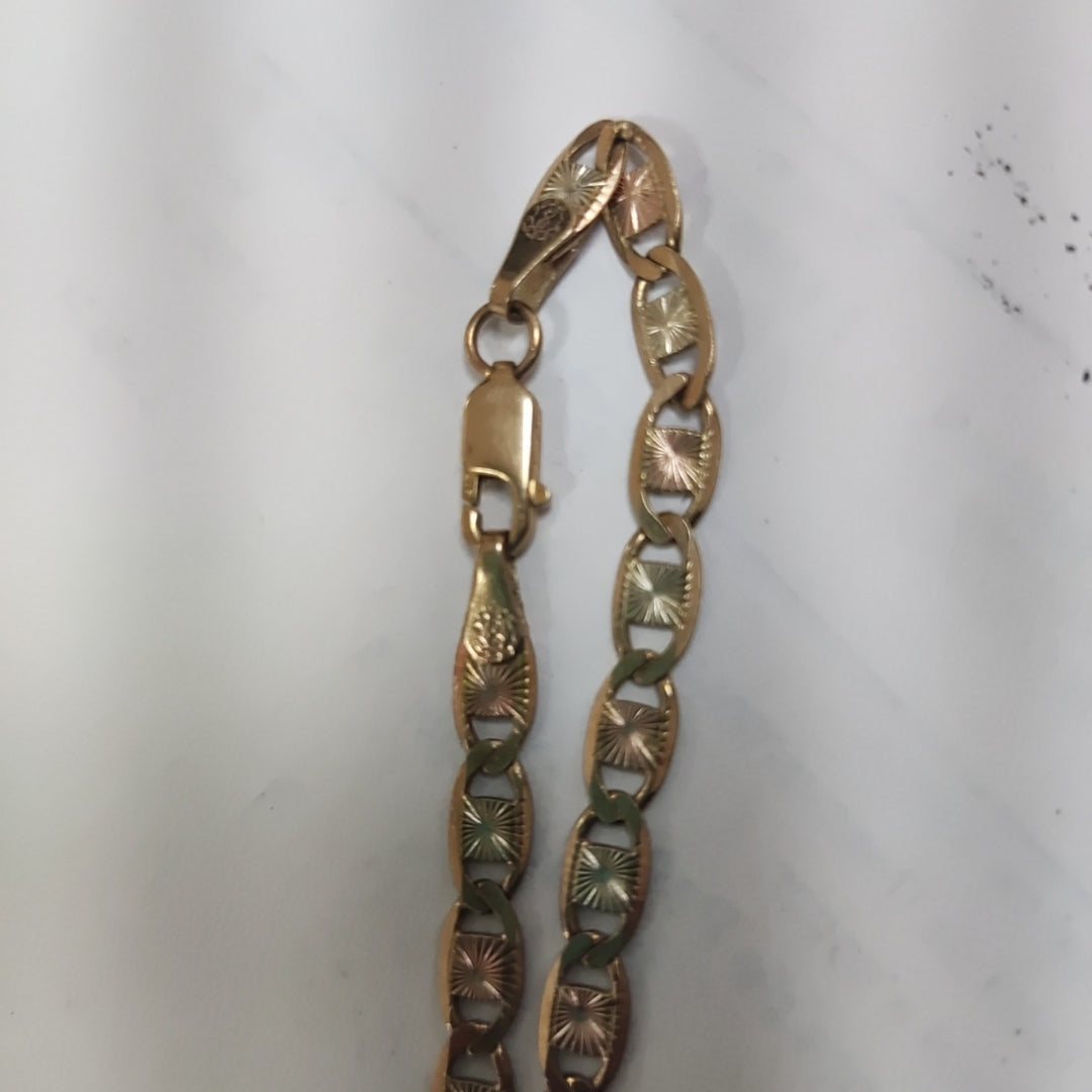 CADENA ORO, ORO COMBINADO 10 K 16.6 GRMS (SEMINUEVO)