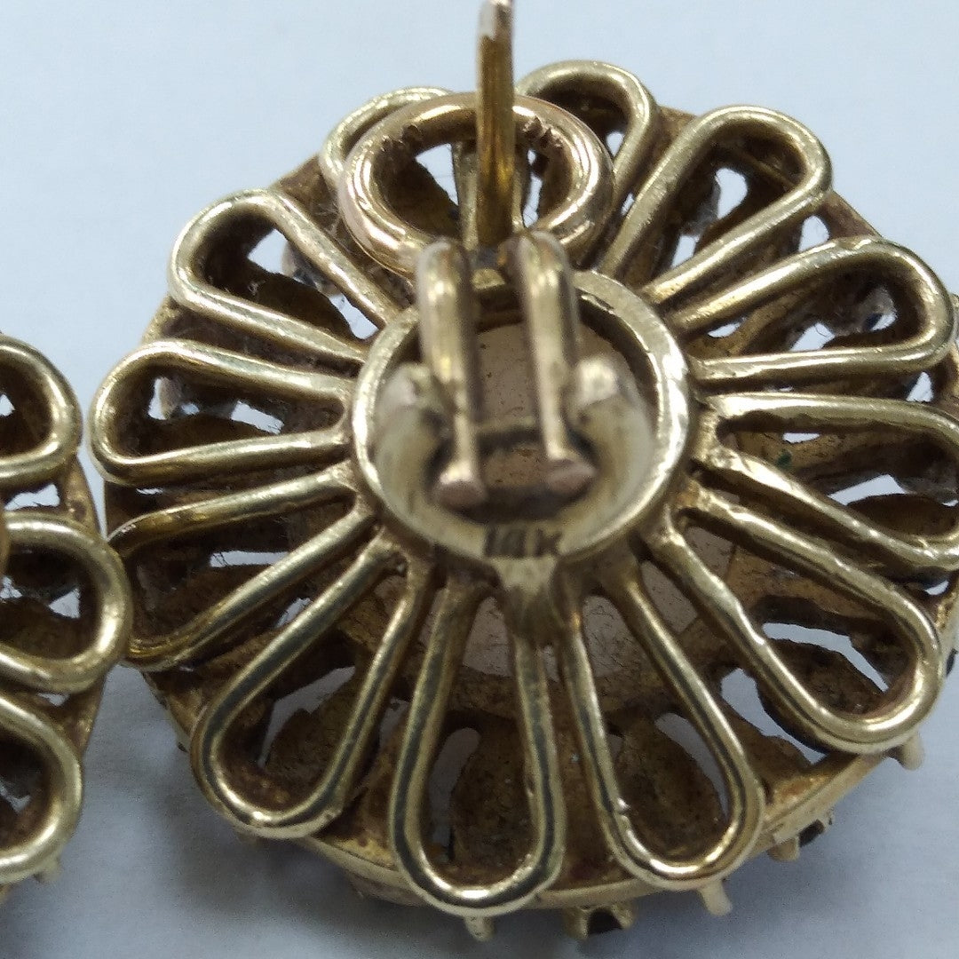 ARETES PAR ORO 14 K 19,20 GRMS (SEMINUEVO)