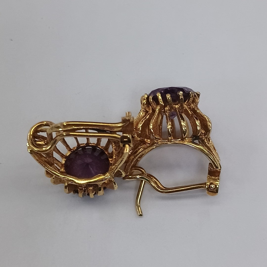 ARETES PAR ORO 14 K 9,70 GRMS (SEMINUEVO)