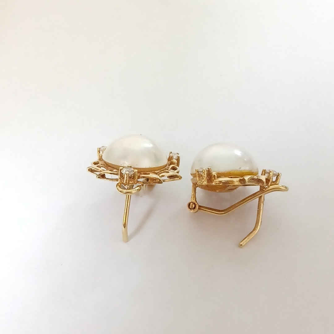 ARETES PAR ORO 14 K 7.1 GRMS (SEMINUEVO)