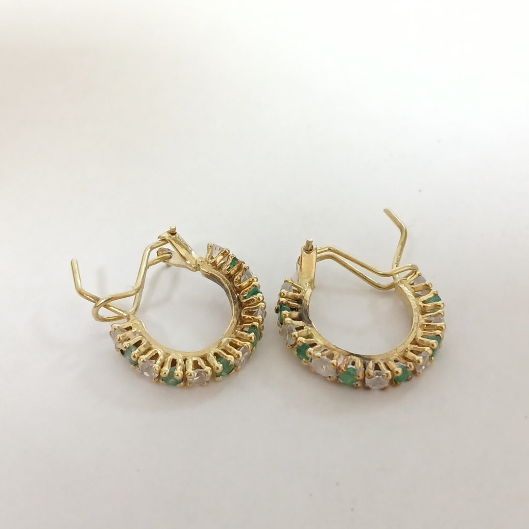 ARETES PAR ORO 14 K 3,20 GRMS (SEMINUEVO)