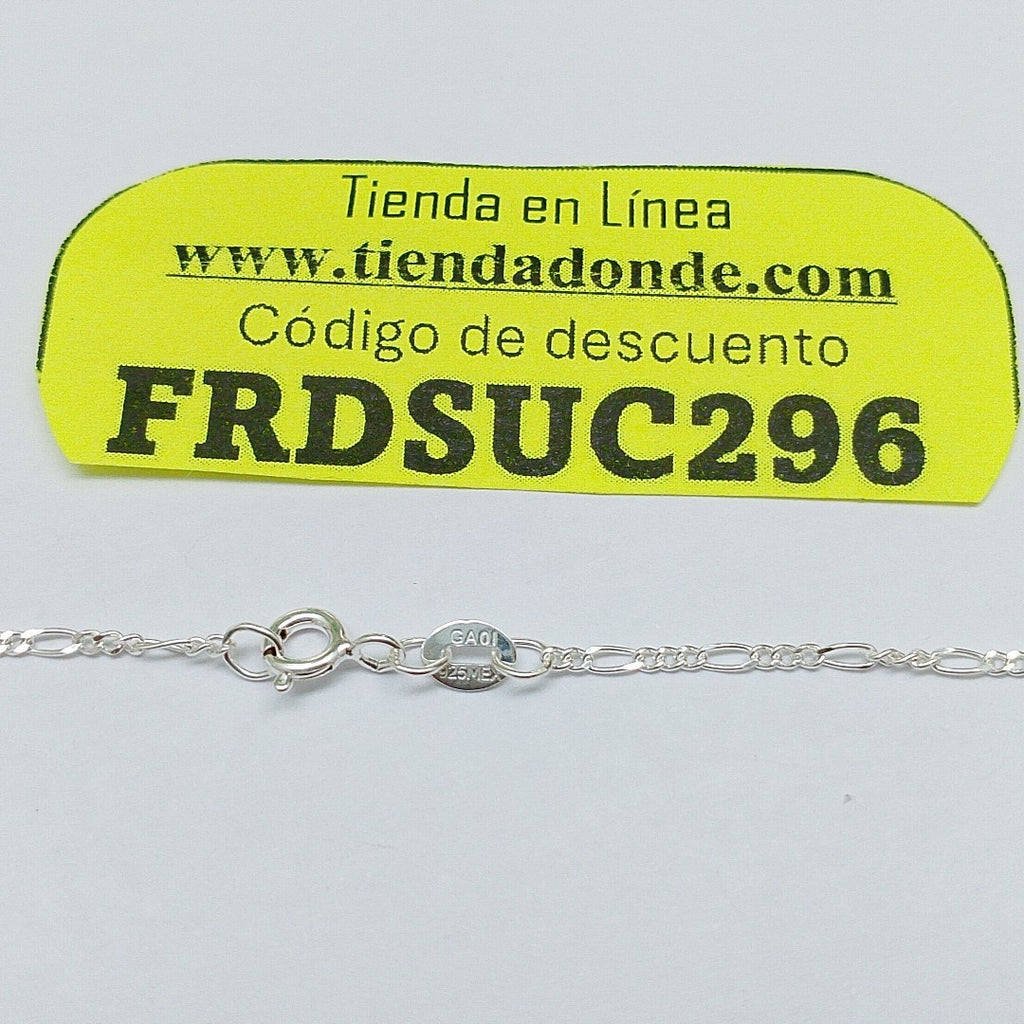 CADENA TEJIDO 3X1 PLATA .925 50 CM 2.1 GR (NUEVO)