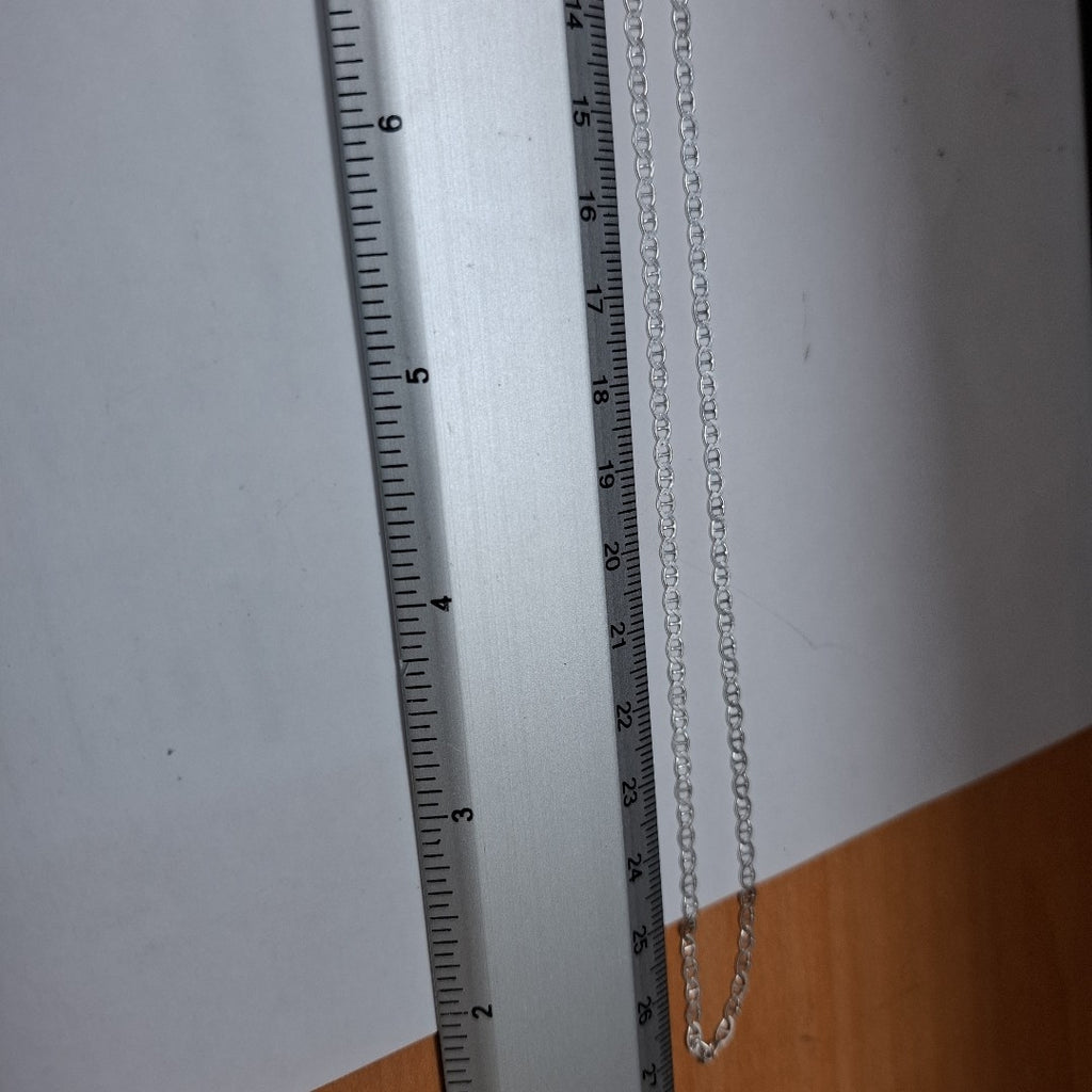 CADENA TEJIDO GUCHI PLATA .925 55 CM 3.4 GR (NUEVO)