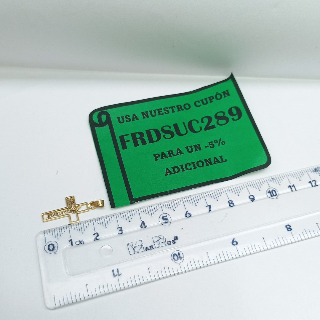 CRUZ,DIJE ORO 14 K 0,80 GRMS (SEMINUEVO)