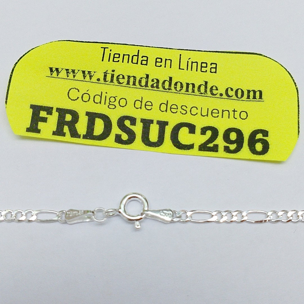 CADENA TEJIDO 3X1 PLATA .925 50 CM 4.2 GR (NUEVO)