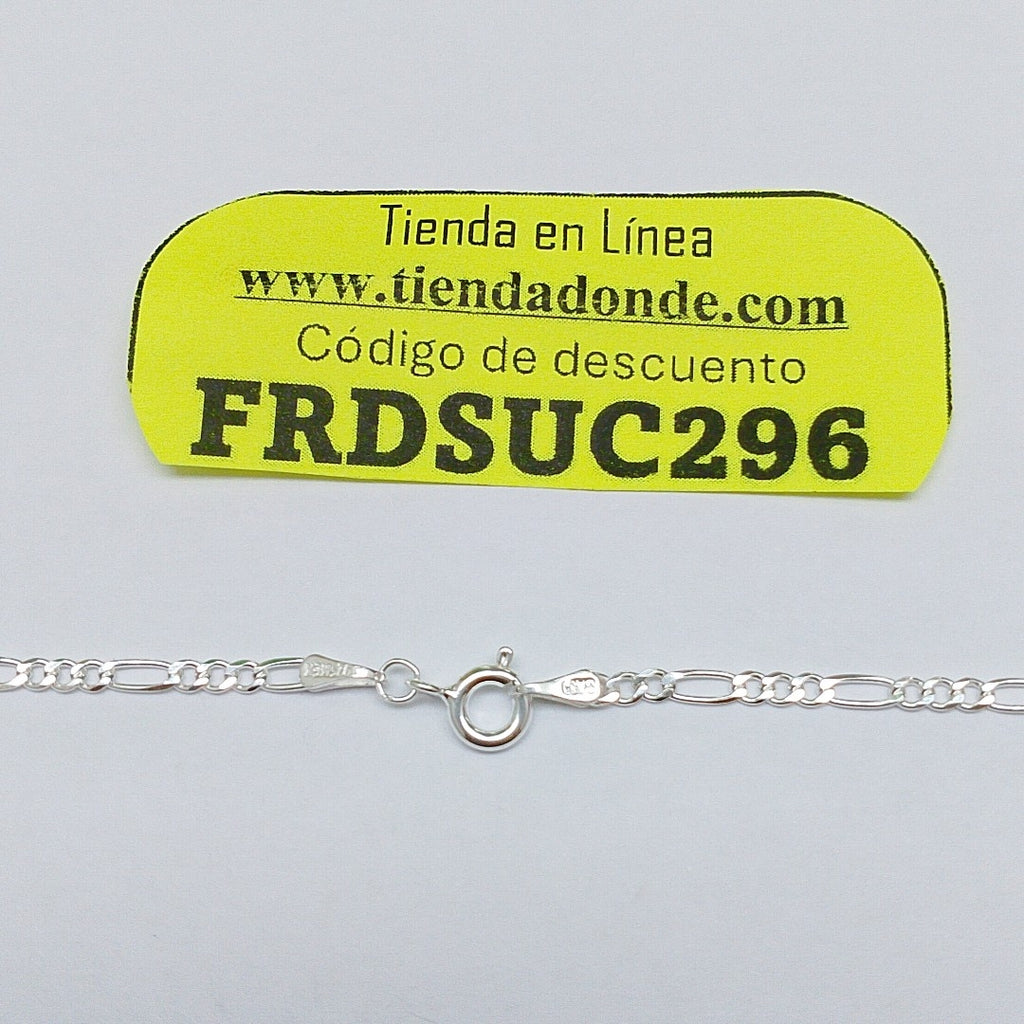 CADENA TEJIDO 3X1 PLATA .925 50 CM 4.2 GR (NUEVO)