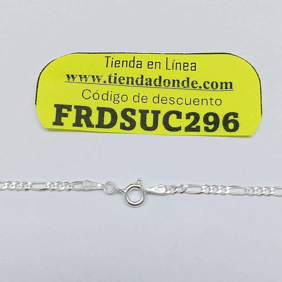 CADENA TEJIDO 3X1 PLATA .925 50 CM 4.2 GR (NUEVO)